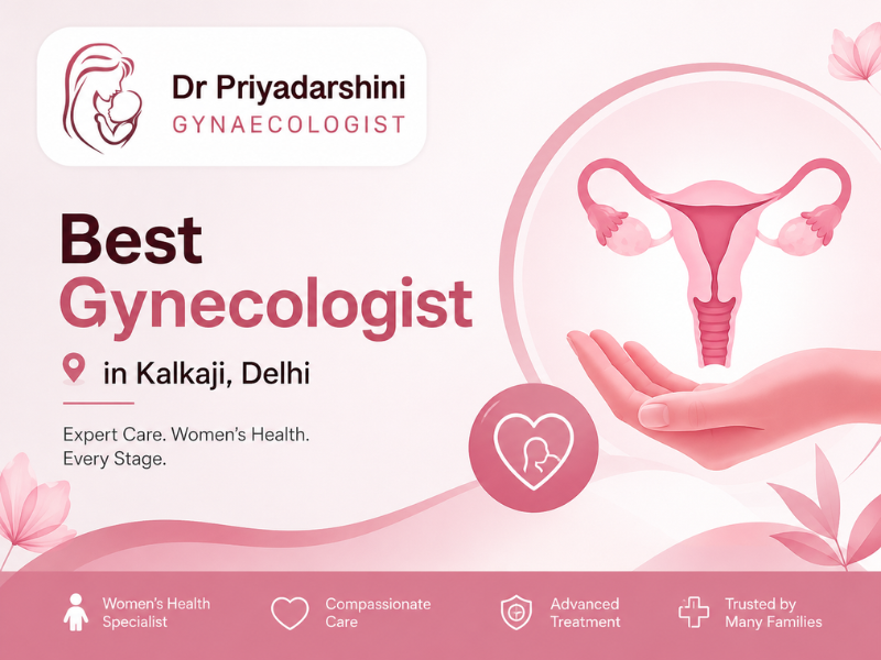 Best Gynecologist in Kalkaji Delhi: When Should You Consult Dr. Priyadarshini Ghosh for Women’s Health Problems?